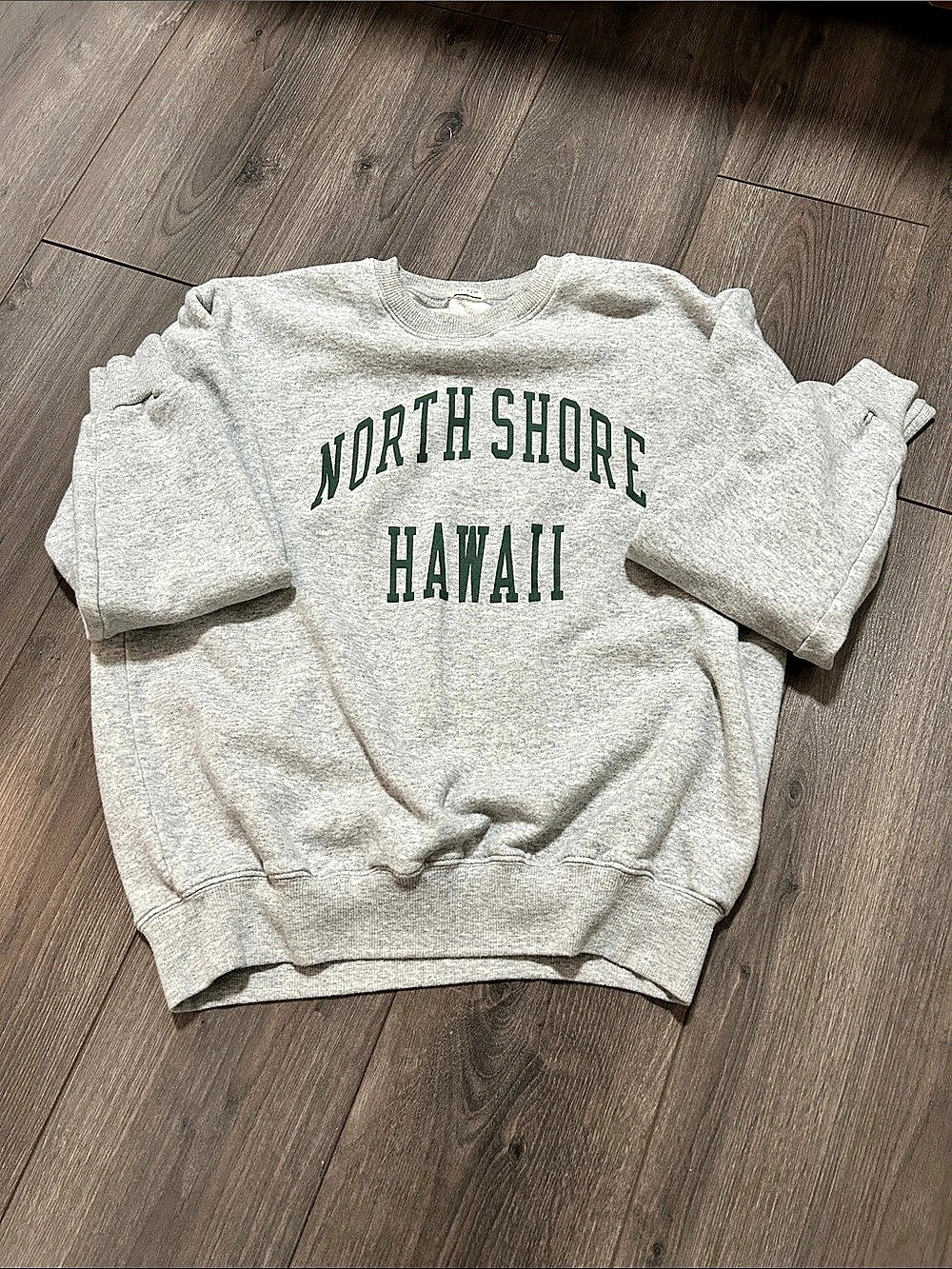 John Galt North Shore Hawaii Gray Graphic Sweatshirt